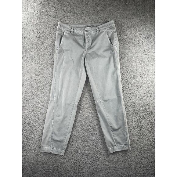Prana Pants Women 10 Mid Rise Chino Utility‎ Tapered Leg Jogger - Picture 1 of 11